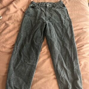 Vintage Gray/ Faded Black Lee Denim Jeans